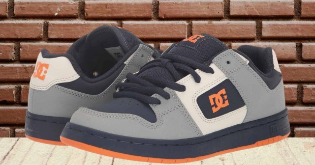 DC Mens Manteca 4 Low Skate Shoe(Dc Navy/Orange) cip