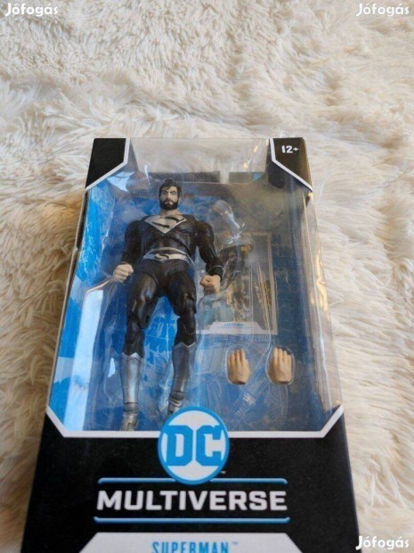 DC Multiverse Akcifigura Superman Black Suit j dobozos