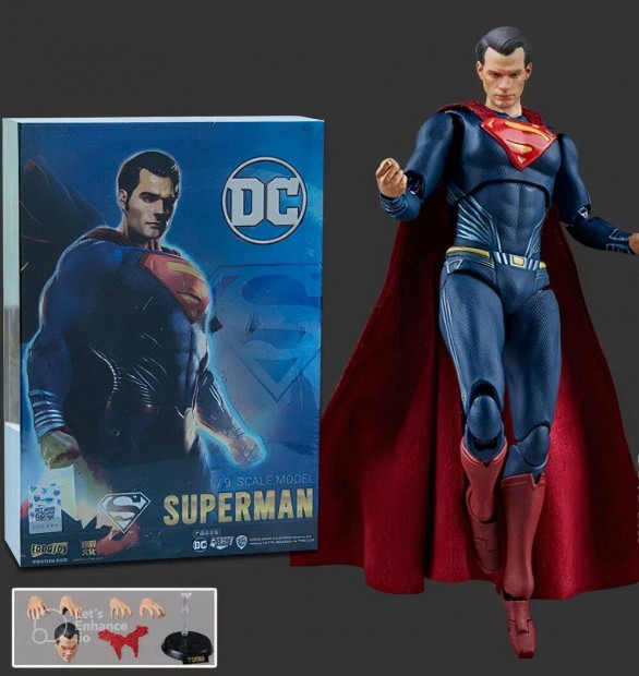 DC Superman 1:9 arny (20 cm magas) gyjti figura Fondjoy, bontatlan