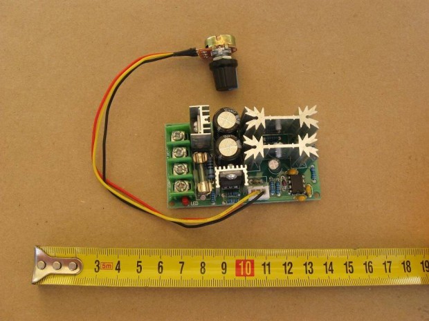 DC motor 20A-es fordulatszm szablyz teljestmny szablyz