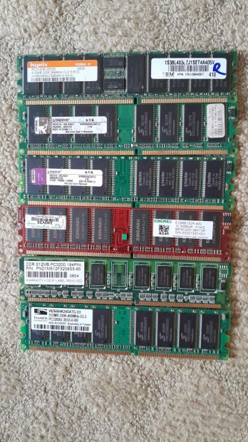 DDR1 memria PC 512Mb hibamentes