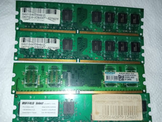 DDR2 31gb 800Mhz s 1512-es