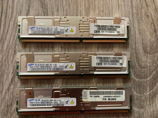 DDR2 PC2-5300F 667Mhz memria 1GB elad