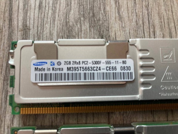 DDR2 PC2-5300F 667Mhz memria 2GB elad