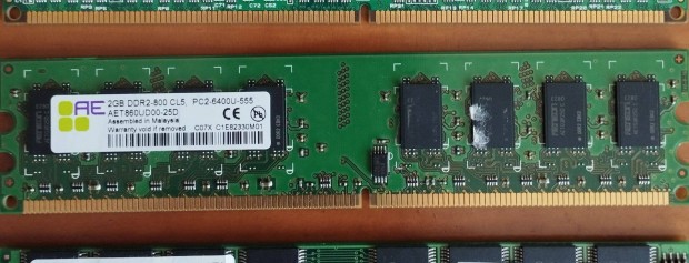 DDR2 RAM 2Gb 800Mhz Aeneon