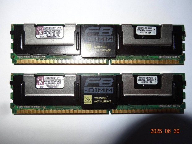 DDR2 Server Ram 2x4GB Made in USA