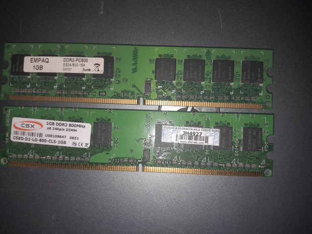 DDR2 -es 1GB PC Ramok 