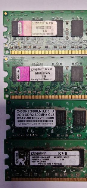 DDR2-s 2GB-os 800 MHz memória modul használt eladó 