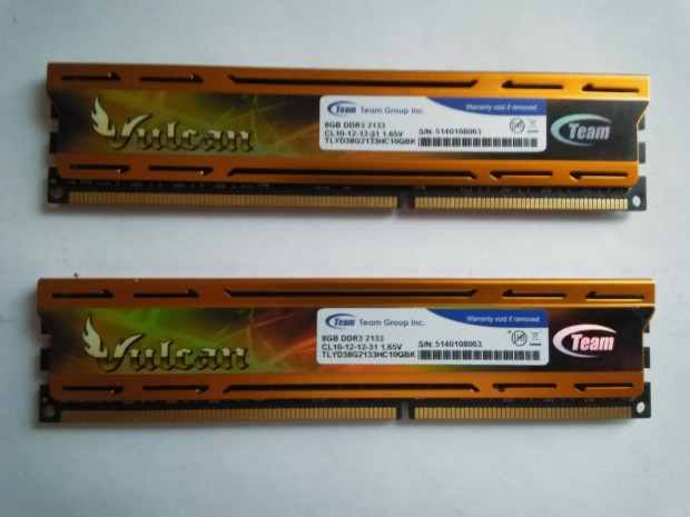 DDR3 2X8Gb 2133MHz ram pr elad