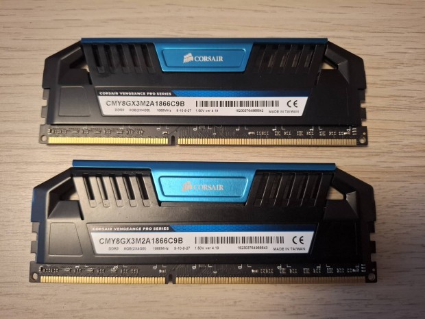 DDR3 8Gb(2X4Gb) memria Vengeance Corsair