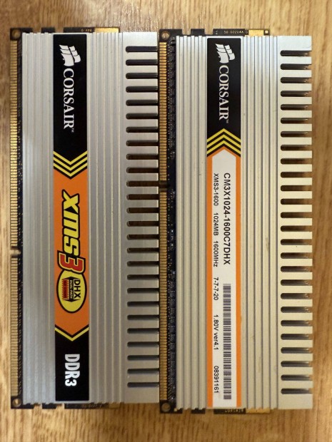 DDR3 PC memria elad, 2X1 GB