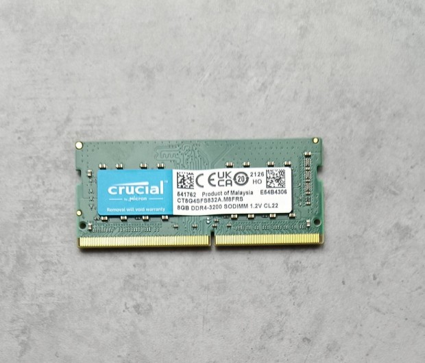 DDR4 8GB 3200 mhz Micron Crucial notebook ram laptop memria