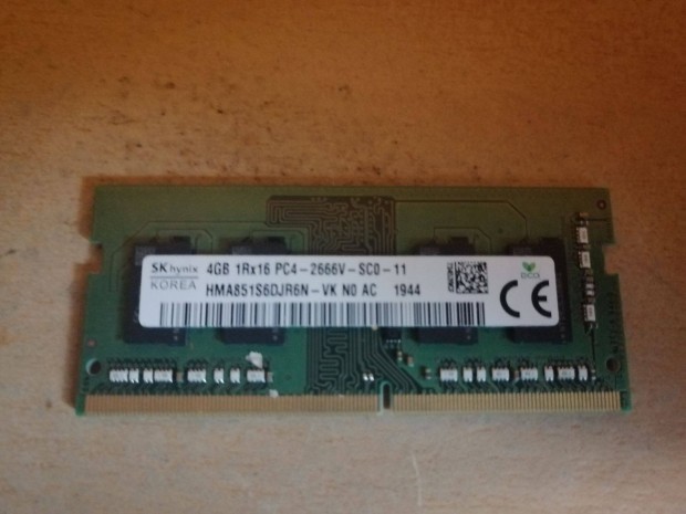 DDR4 Ram 4GB 2666MHz Hynix Laptop