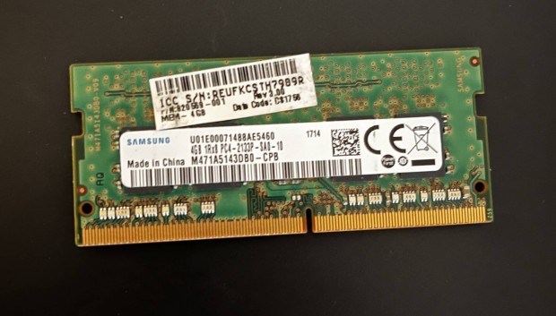 DDR4 memria 4Gb laptop