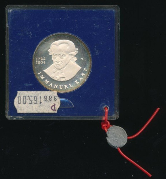 DDR 20 Mark 1974, Immanuel Kant, Proof