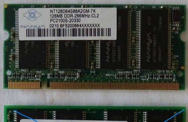 DDR-266MHz -CL2 laptop memria