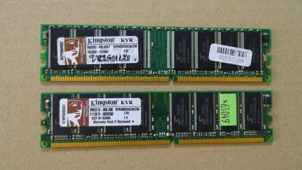 DDR 400MHz Kvr400X64C3A (Kingston)