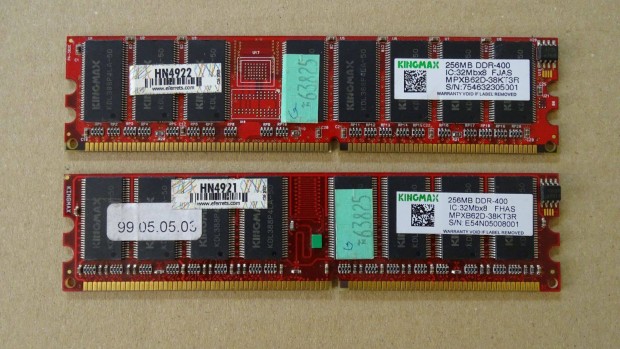 DDR-400 RAM 2x256mb