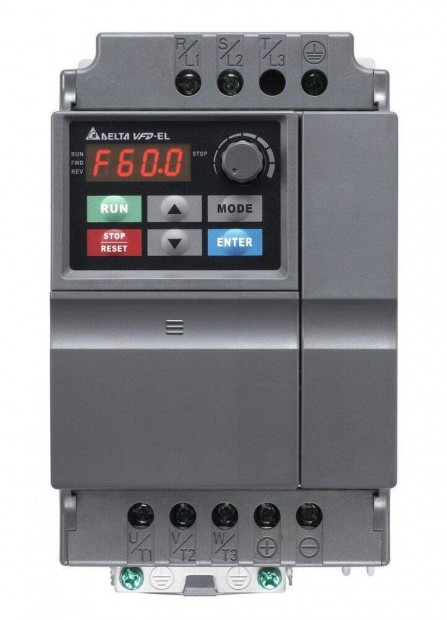 DELTA 0,75kW 1fázisú frekvenciaváltó