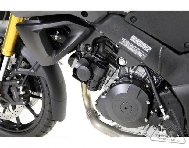 DENALI Soundbomb kürt tartó Suzuki DL1000 V-Stromhoz