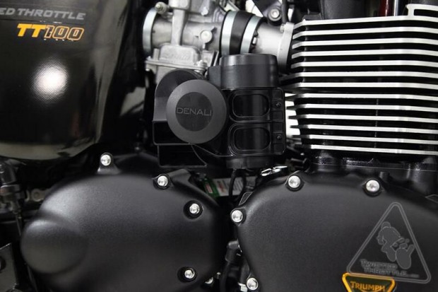 DENALI Soundbomb krt tart Triumph Bonneville/Thruxtonhoz