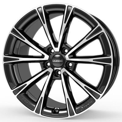 DEZENT AR Sötét fekete Polírozott 7X18 5X114,3 ET45 CB67,1 | alufelni