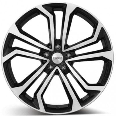 DEZENT TA dark fekete polír 7X17 5X114,3 ET40 CB66,1 | alufelni |