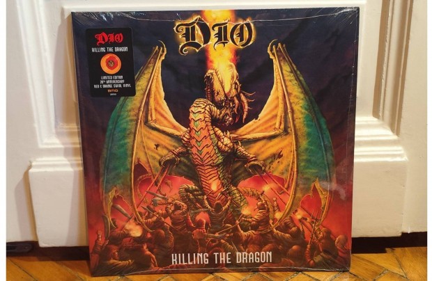 DIO - Killing The Dragon LP Limited Edition, Red & Orange Swirl