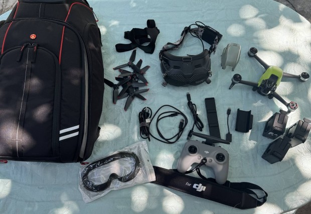 DJI Fpv komplett szett eladó ,sok extrával.
