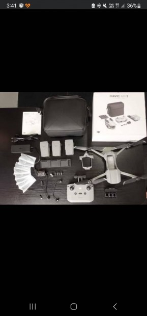 DJI Mavic Air 2 Fly More Combo+3 Akku+ Hármas töltőközpont