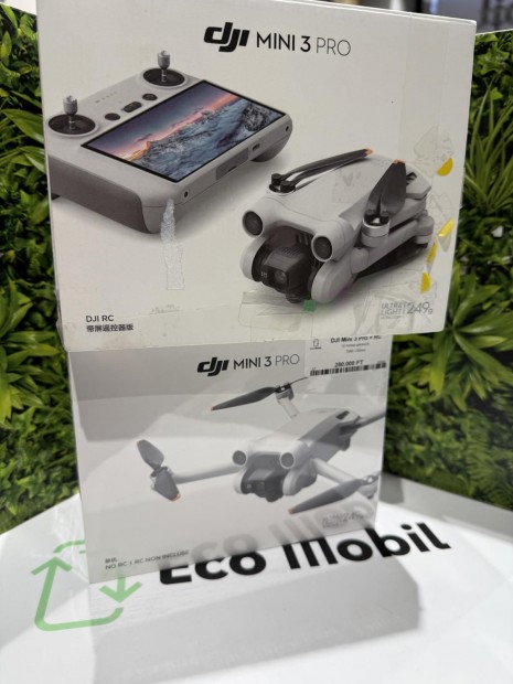 DJI Mini 3 Pro + RC Egyb, 12 h garancia