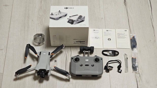 DJI Mini 3 drn szett - RC-N1 rvirnyt, jszer llapot, DJI garanc