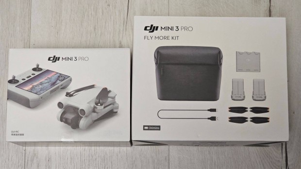 DJI Mini 3 pro RC Fly More Combo FMC drn szett