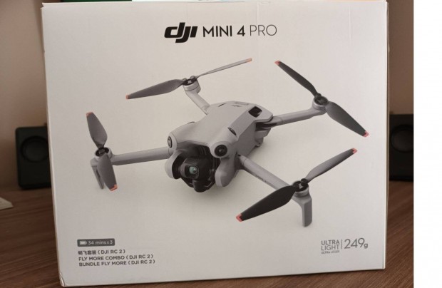 DJI Mini 4 Pro Fly More Combo (DJI RC 2 távirányítóval) Drón