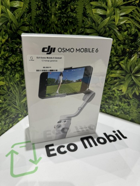 DJI Osmo Mobile 6 Bluetooth, 12 h garancia