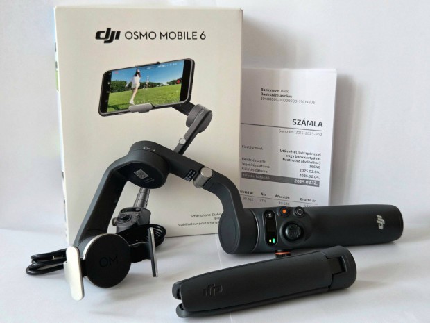 DJI Osmo Mobile 6 gimbal szett garanciás