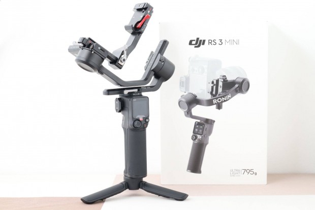 DJI RS 3 Mini garancia 2026-ig gimbal kamera stabiliztor