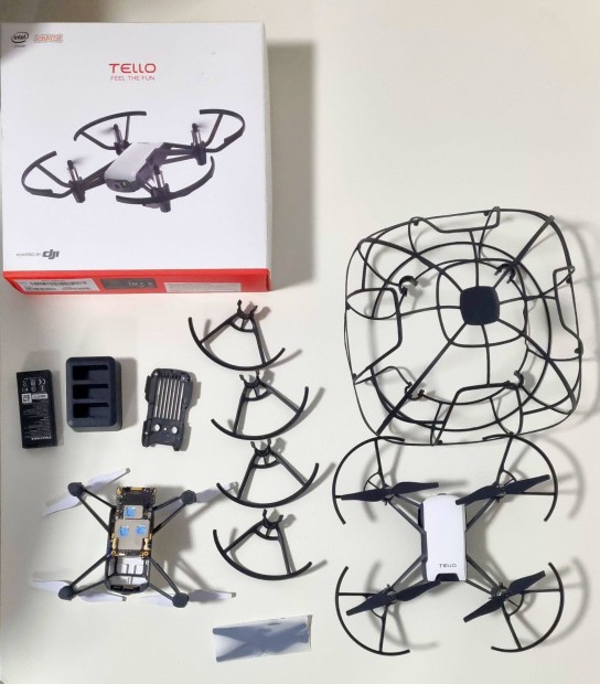 DJI Tello drn, quadkopter kiegsztkkel