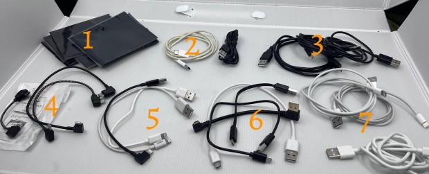 DJI kbelek (Otg, lightning, Usbc, microusb) s Apple/micro USB/Usbc