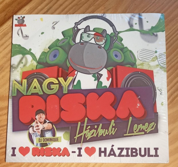 DJ Dominique - Nagy Riska Hzibuli Lemez CD bontatlan 