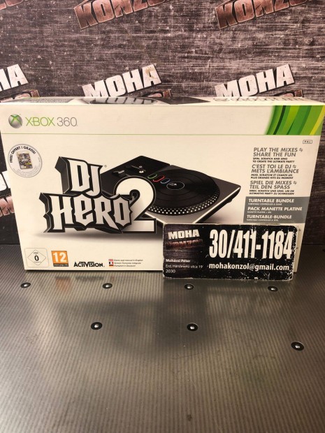DJ Hero 2 DJ Pult+Jtk Xbox 360