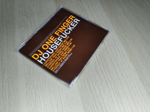 DJ One Finger - Housefucker / Maxi CD