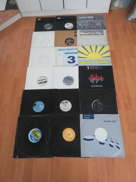 DJ vinyl lemez haszn�lt, 18db vegyesen elad�?