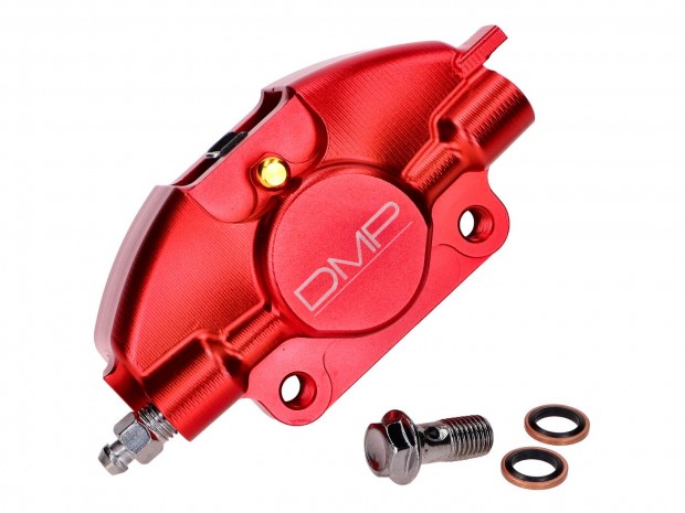DMP CNC mart piros féknyereg Piaggio Sprint, Primavera, ZIP, LX számár