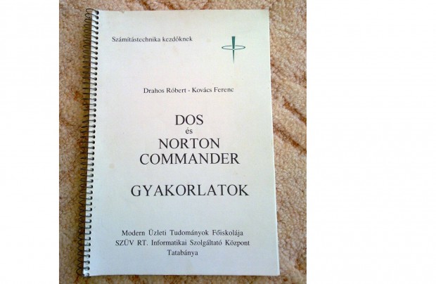 DOS s Norton Commander gyakorlatok - retro Informatika gyjtknek