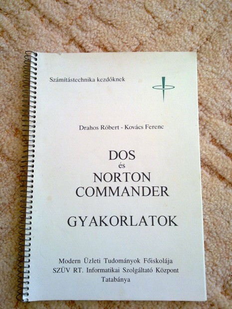DOS és Norton Commander gyakorlatok - retro Informatika gyűjtőknek