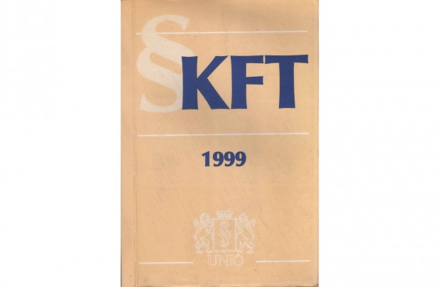 DR. Fazekas - Tóth - Türkösi - Balla - Szilágyiné: KFT. 1999