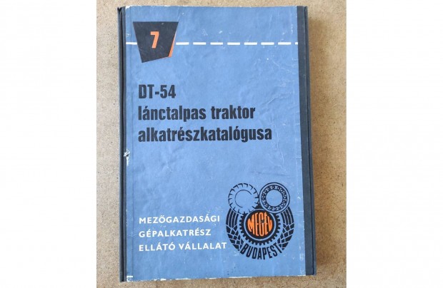 DT 54 lnctalpas traktor alkatrszkatalgus