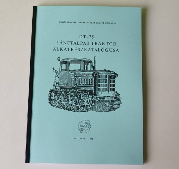 DT-75 lnctalpas traktor alkatrszkatalgus