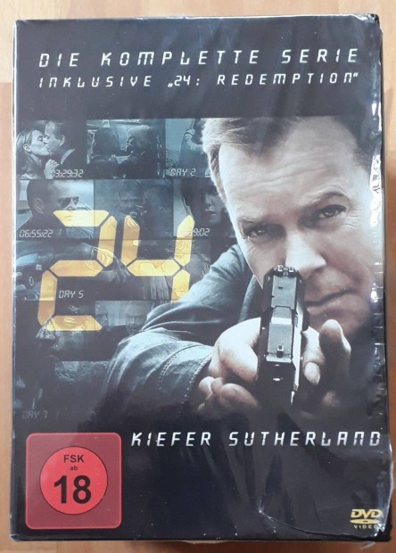 DVD 24 vad 1-8 teljes sorozat szp dobozban